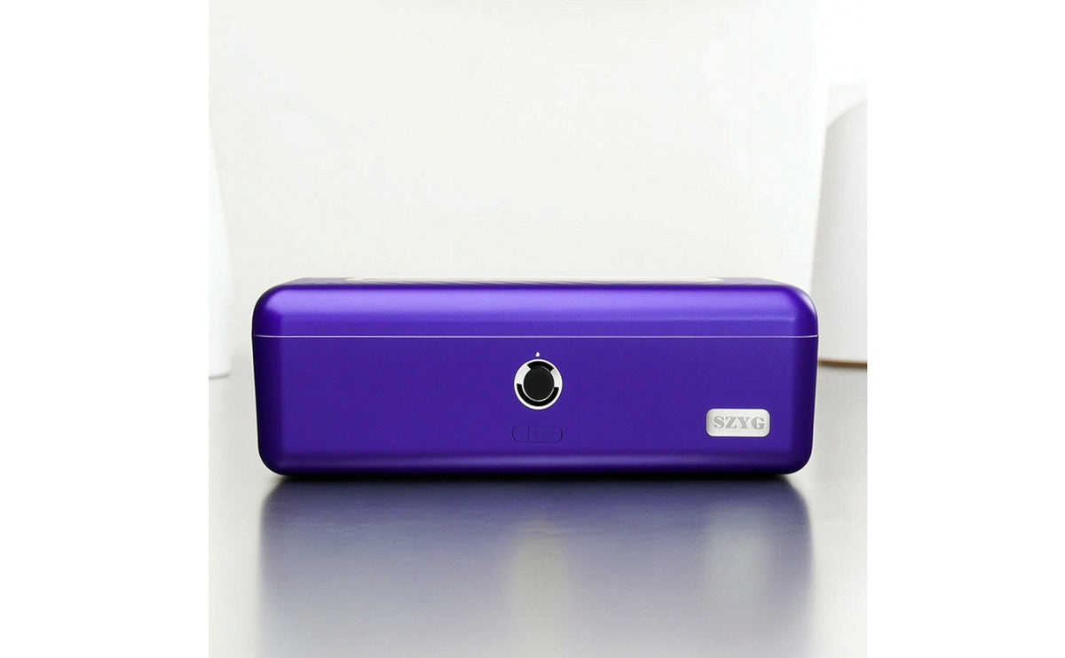 Secure Pencil Case with Biometric Lock Compact Storage Box with Biometric Lock Long-Lasting Desktop Organizer Scratch-Resistant for Desk, School, Office