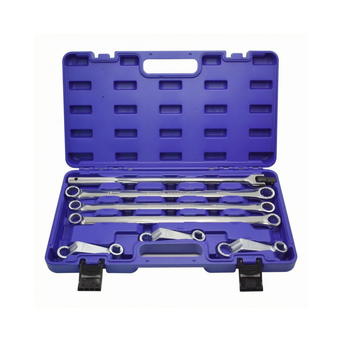 7 Pieces Alignment Wrench Set Molded Case Camber Wrench Set Fitted Insert