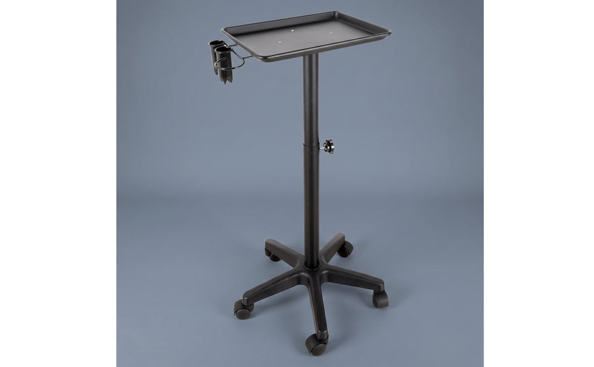 Hair Stylist Rolling Tray on Wheels, Hair Stylist Rolling Tray with Adjustable Height