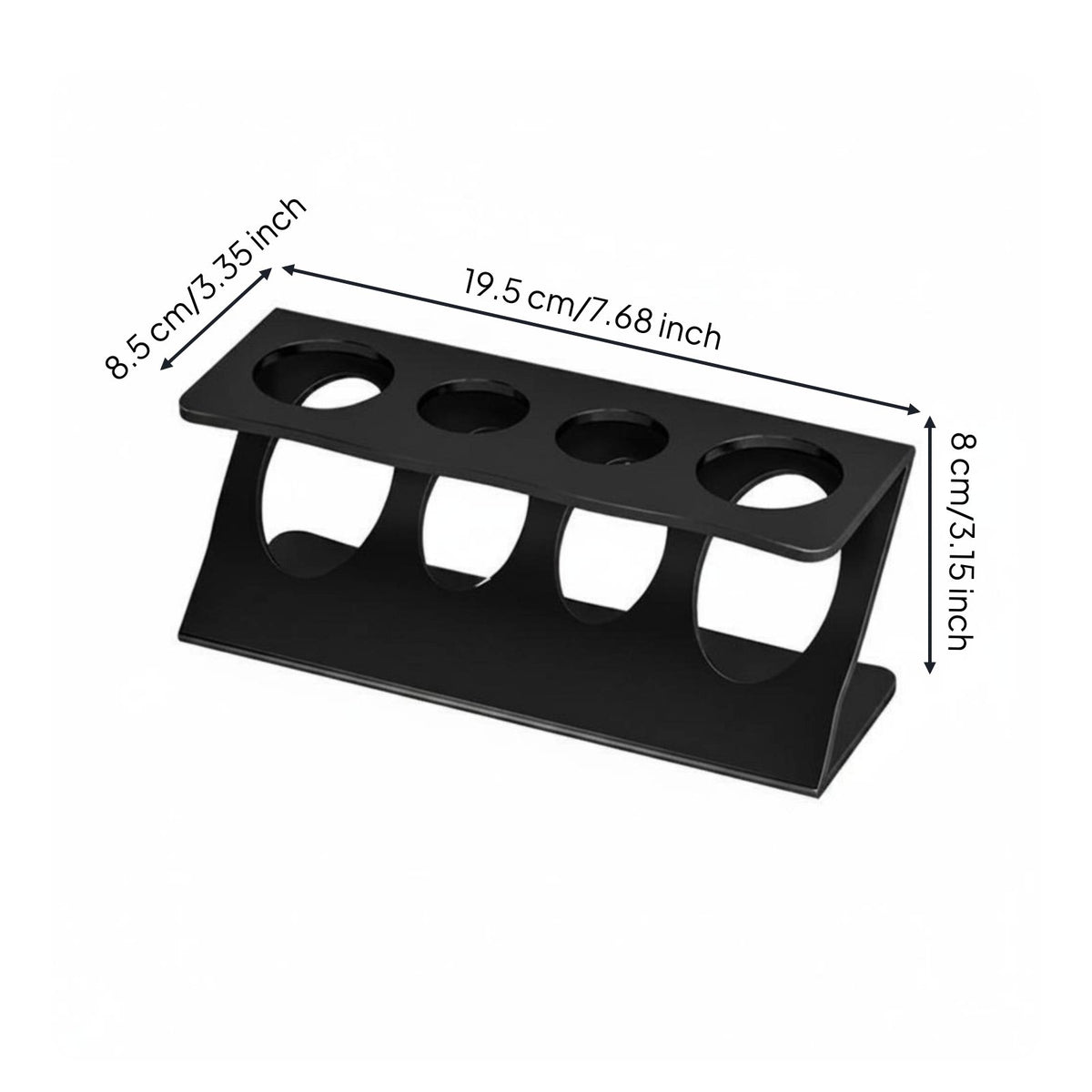 Electric Toothbrush Stand Space Saving Toothbrush and Toothpaste Holder Wide Opening Design Vanity Storage Rack for Washstand