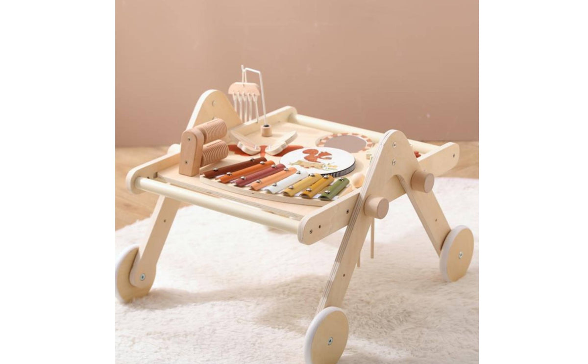 Music Piano Pusher Multifunction Musical Push Pusher Hand-Eye Coordination for Infants