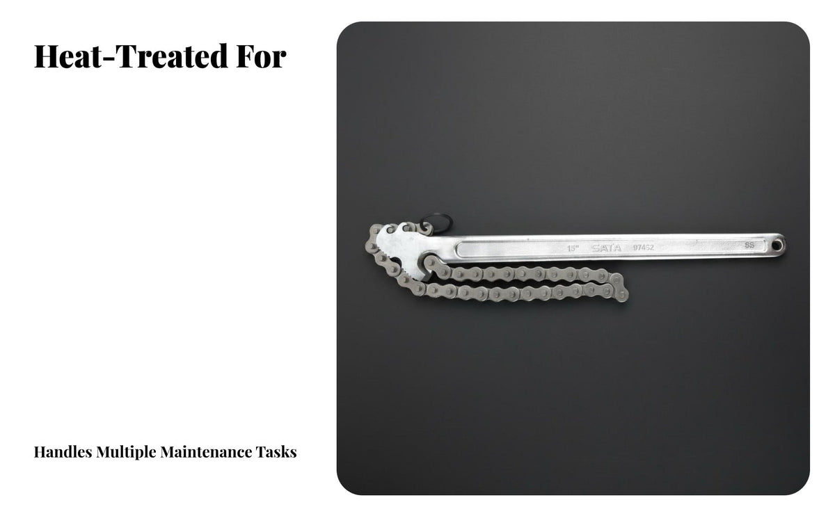Wrench Multifunctional Chain Wrench Versatile Automotive Tool for Repair Specialist S, Maintenance Workers, Garage, Workshop, Tight Areas
