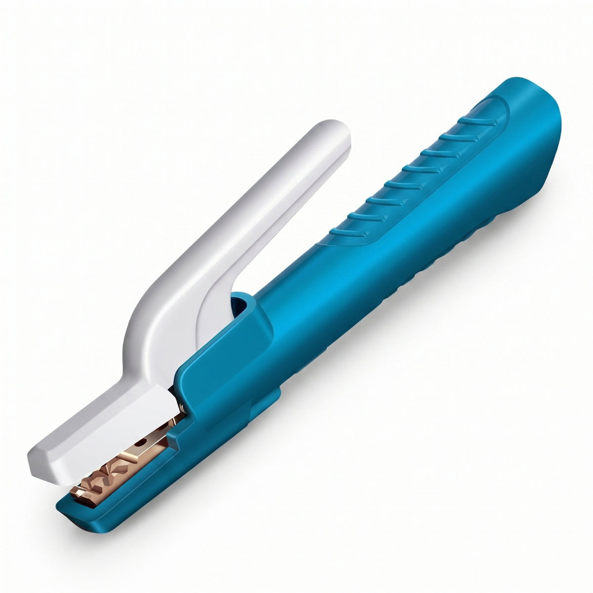 Industrial Metal-Joining Clamp with Insulated Body Non-Slip Electrode Holder Heavy-Duty Chill-Grip for Professionals