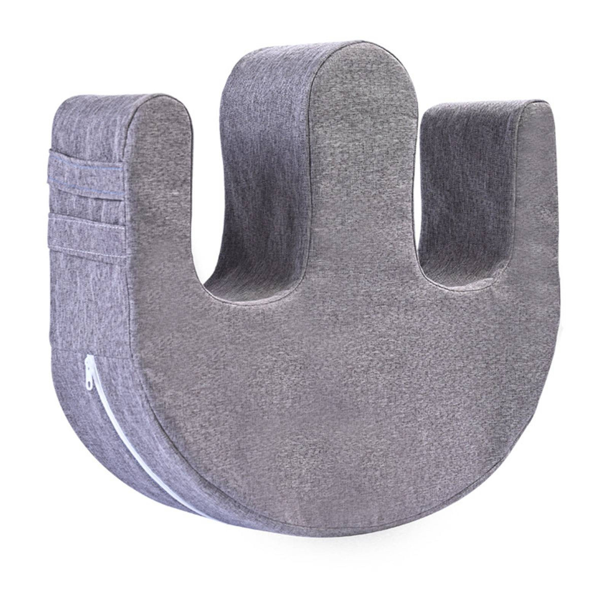 Leg Openings Repositioning Cushion Side Straps U-Shaped Bed Cushion Raised Support Patient Turning Device Cotton-Linen