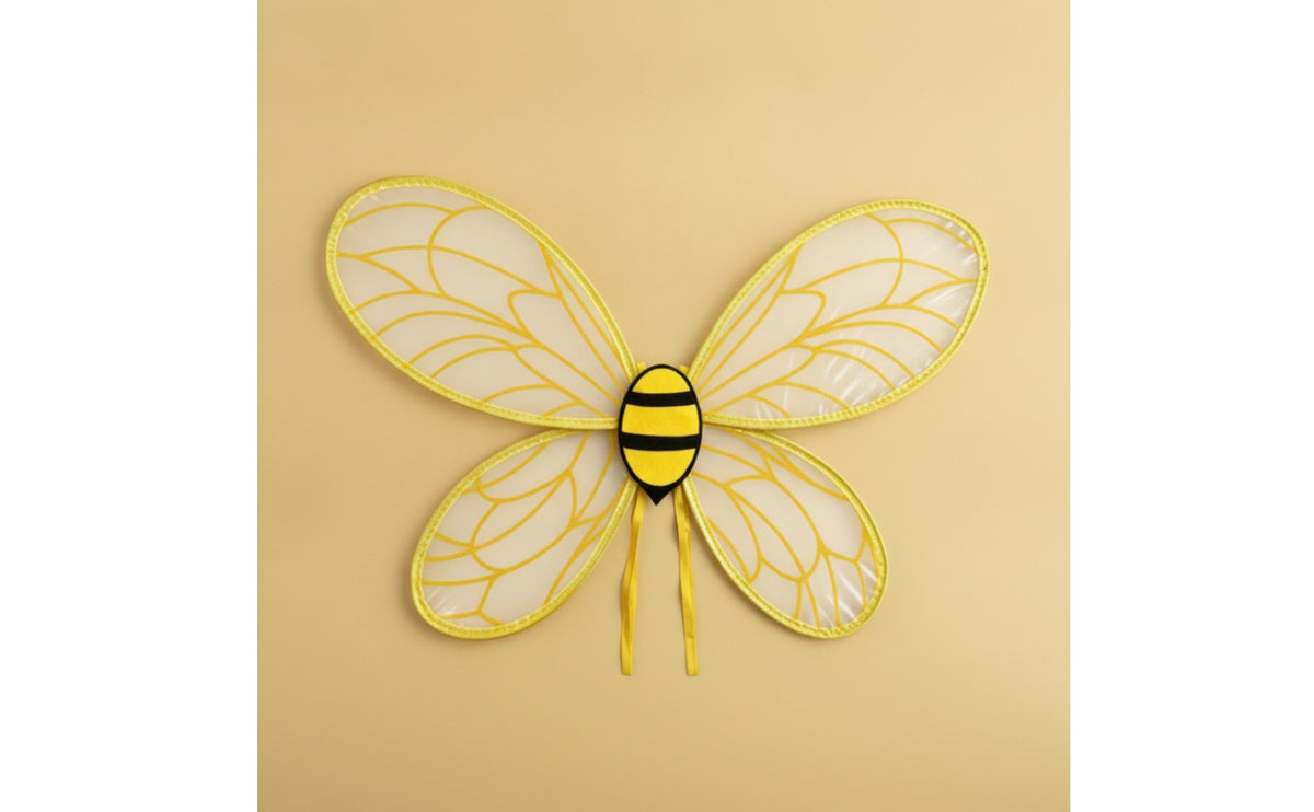 Bee-Themed Wing Costume Translucent Bee Wing Costume Striped Costume Dress-up Accessories for Children, Dress-up, Stage Performances