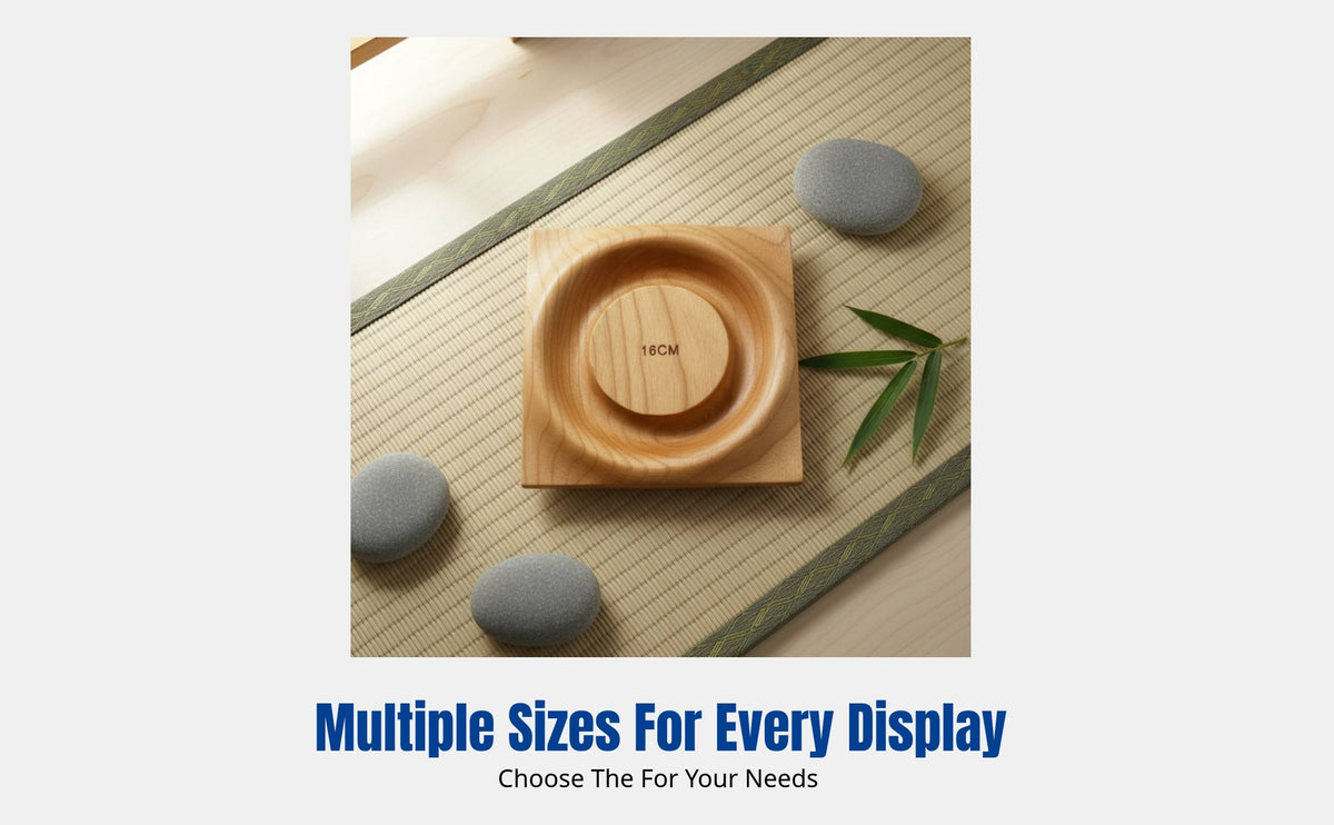 Walnut Wood Bracelet Display Tray, Sturdy Jewelry Stand, Minimalist Organizer for Home or Shop