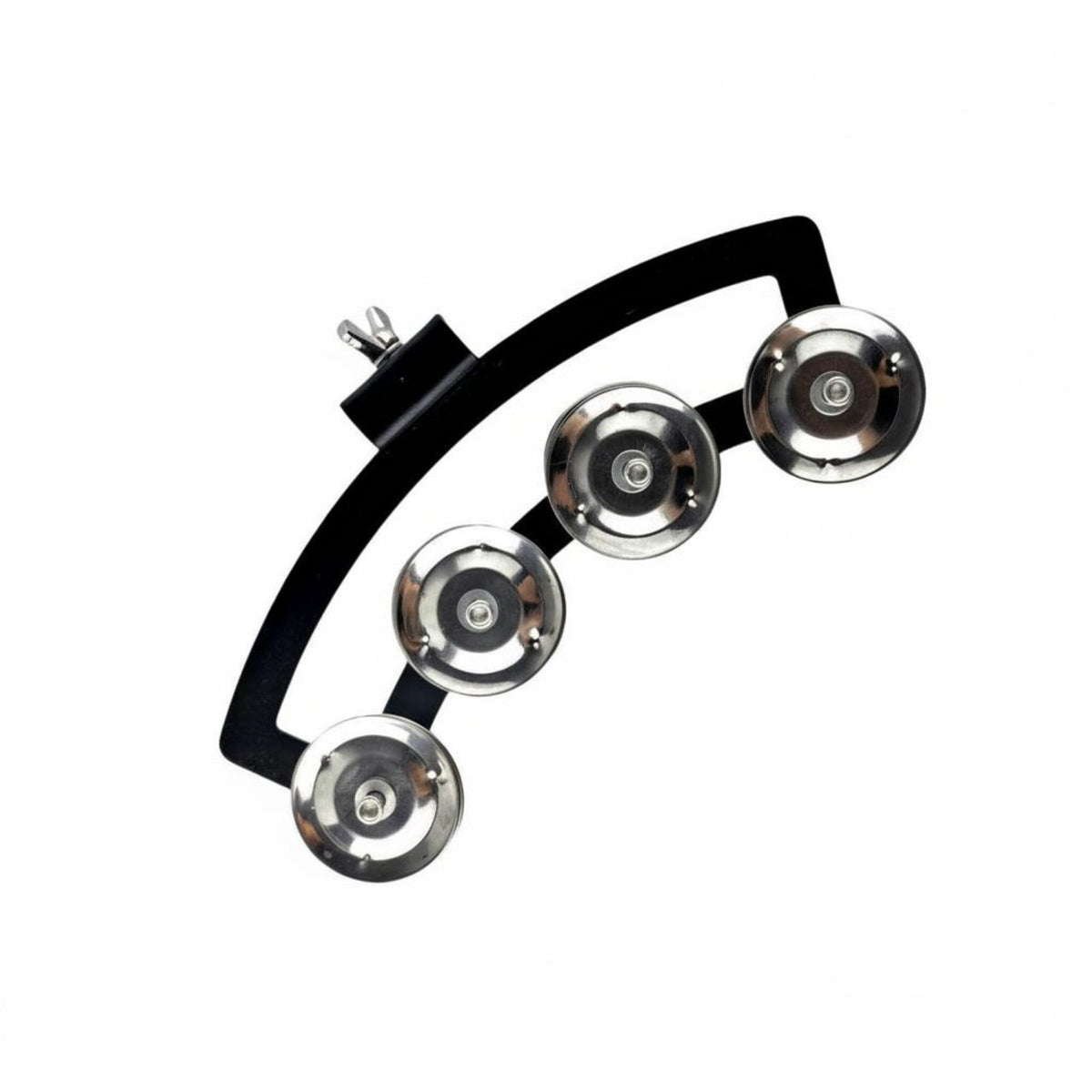 Crisp Sound Drum Rim Tambourine Easy Mount Snare Drum Jingle Loop Lightweight for Percussionists, Live Performance, Studio Recording, Stage