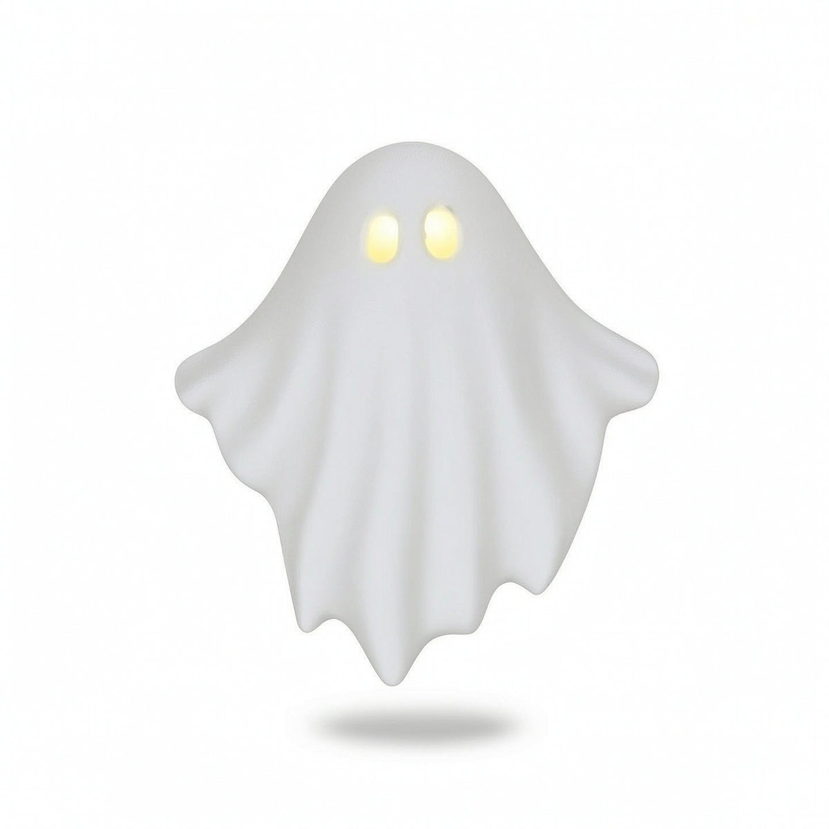 Ghost Ornament Halloween Ghost Figurine Resin Glowing for Tabletop, Mantel