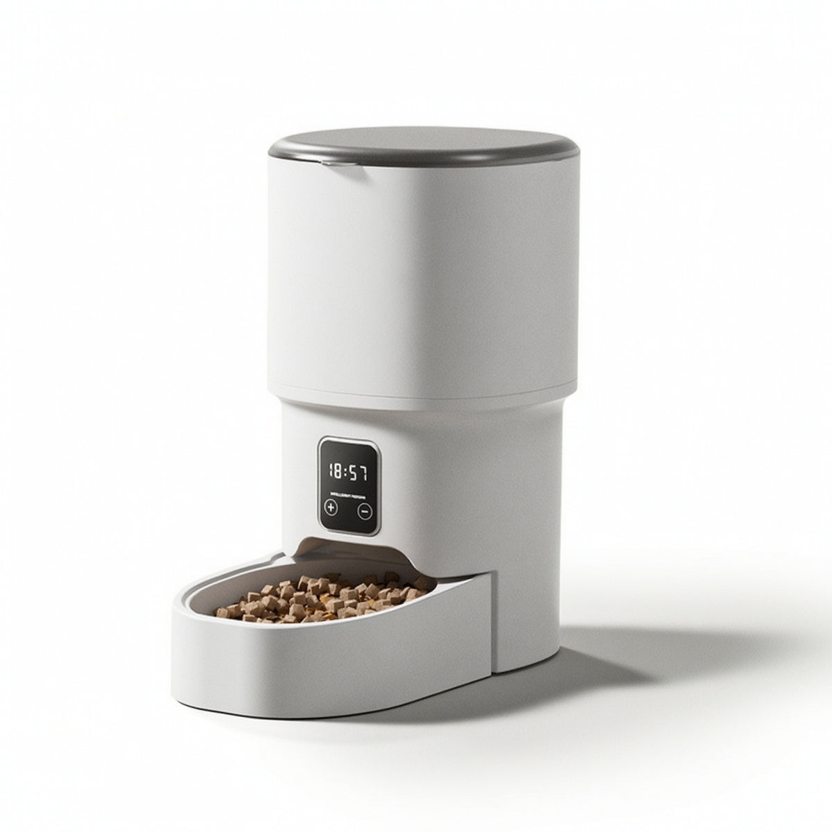 Automatic Pet Feeder Anti-Clogging Automatic Cat Feeder Freshness Preserving Pet Food Dispenser for Indoor, Home