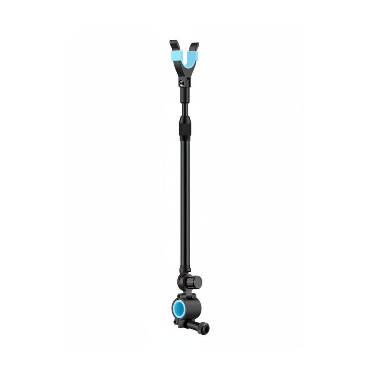 Aluminum Alloy Fishing Rod Stand Sturdy Duty Adjustable Fishing Rod Bracket Telescopic Pole Rest Portable Fast Release Mount