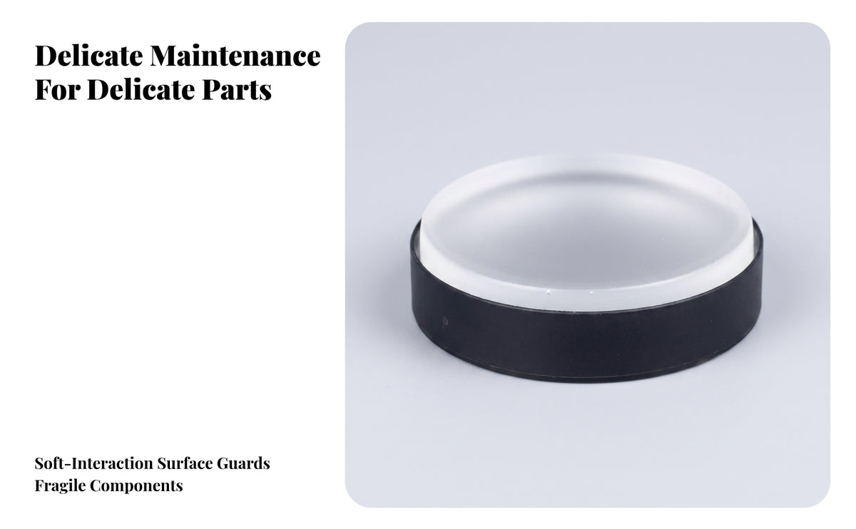 Non-Scratching Watch Movement Pad | Transparent Soft Rubber Design, Watch Movement Cushion, for Workbench