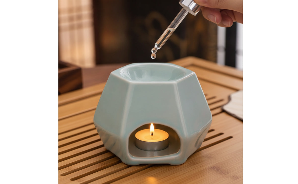 Tabletop Burner with Tealight Holder Decorative Tea Leaf Warmer Elegant for Desk