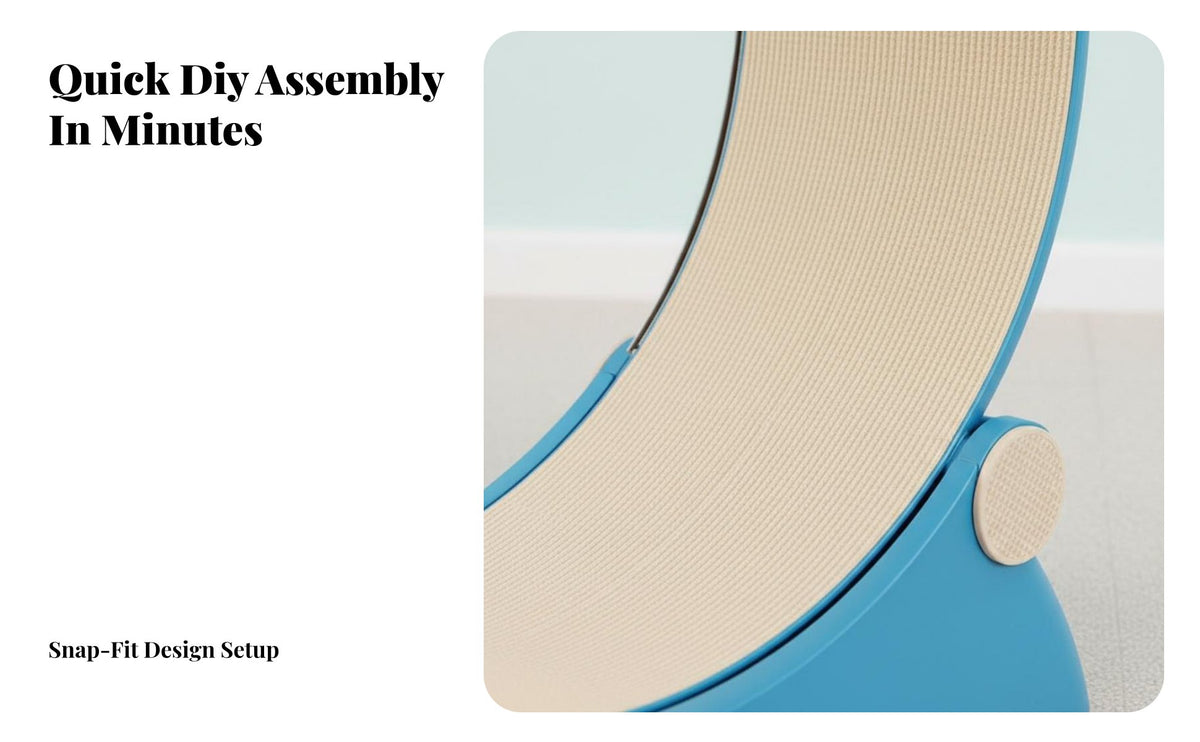 Super-QuietQuiet Cat Exercise Wheel Easy Assembly Cat jogning Wheel Minimalist Design Pet Treadmill Energy Outlet for felines, Apartment Living, Indoors, Home