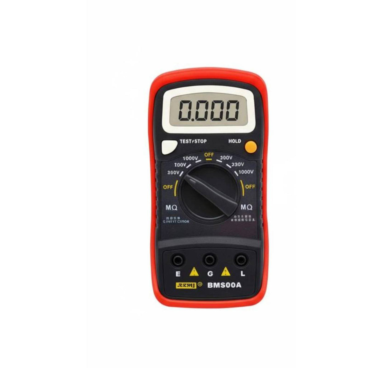 Portable Design Digital Insulation Resistance Tester Backlit LCD Display Digital Megohmmeter Data Hold Function for Industrial Maintenance