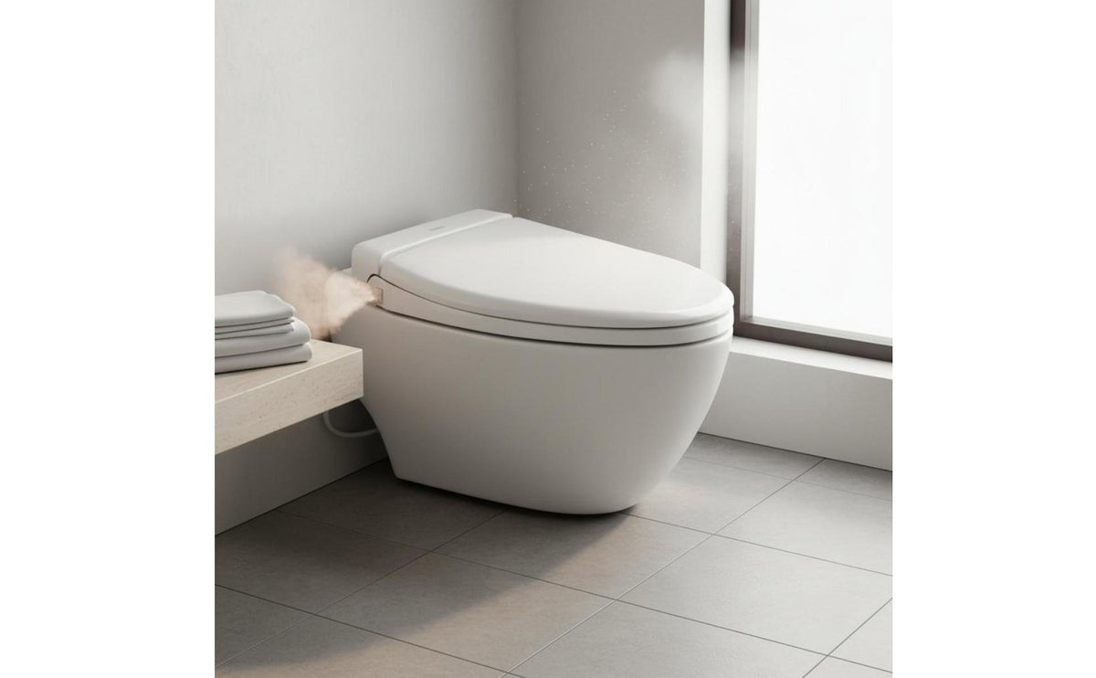 Instant Heating Smart Toilet Seat Cover Sterilization Automatic Toilet Seat Warm Air Drying Bathroom Fixture Wireless Controller