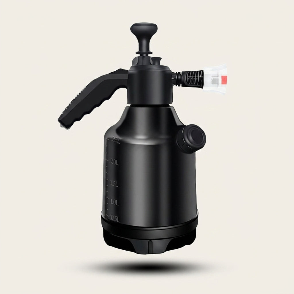 Spray Bottle and Garden Sprayer for Gardening Tools, Electric Pressure Sprayer for Car Wash, 2L Pump Sprayer with Foam Spray, Battery Powered