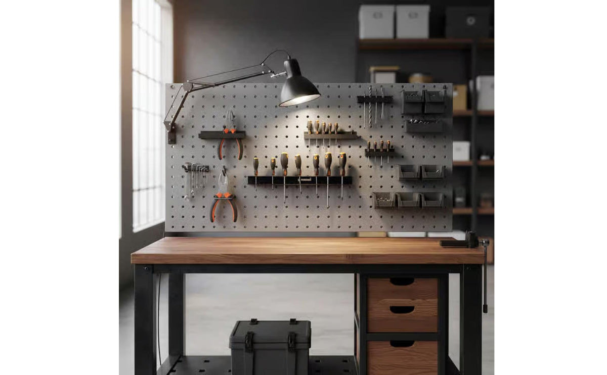 Screwdriver and Plier Rack Multi-Functional Wall Mounted Tool Organizer Pliers Storage Rack Easy to Install for Workshop, Garage