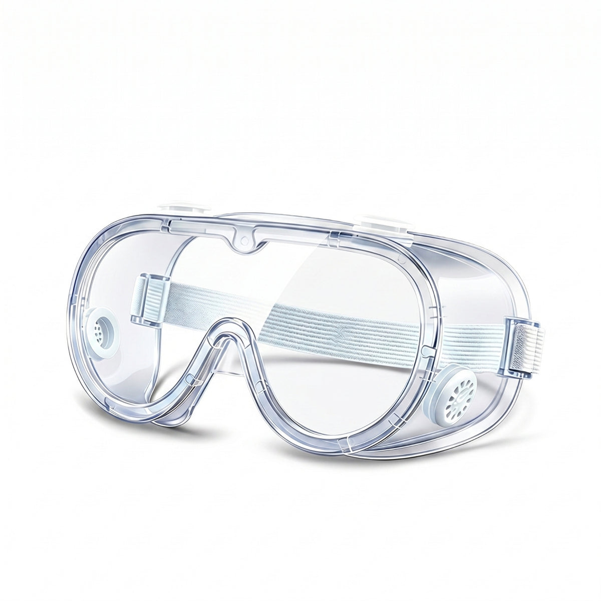 Full Coverage Adjustable Strap Eye Protection ANSI Z87.1 Clear Safety Goggles Impact Resistance Transparent Safety Goggles