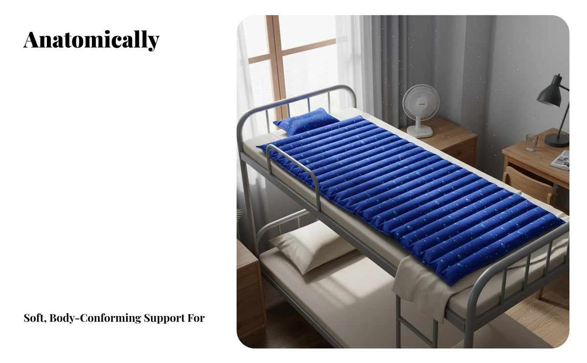 Water-Filled Cooling Mattress Waterproof Self-Cooling Mattress Pad No Electricity Needed Summer Sleeping Pad for Students, Seniors, Dormitory, Sofa
