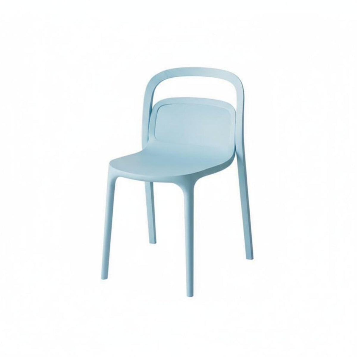 Thickened Construction Stackable Plastic Chair Vibrant Colors Indoor Seating Easy to Clean Household Furniture Ergonomic Backrest for Apartment Dwellers, Office Managers, Dining Room, Small Areas, Kitchen, Balcony
