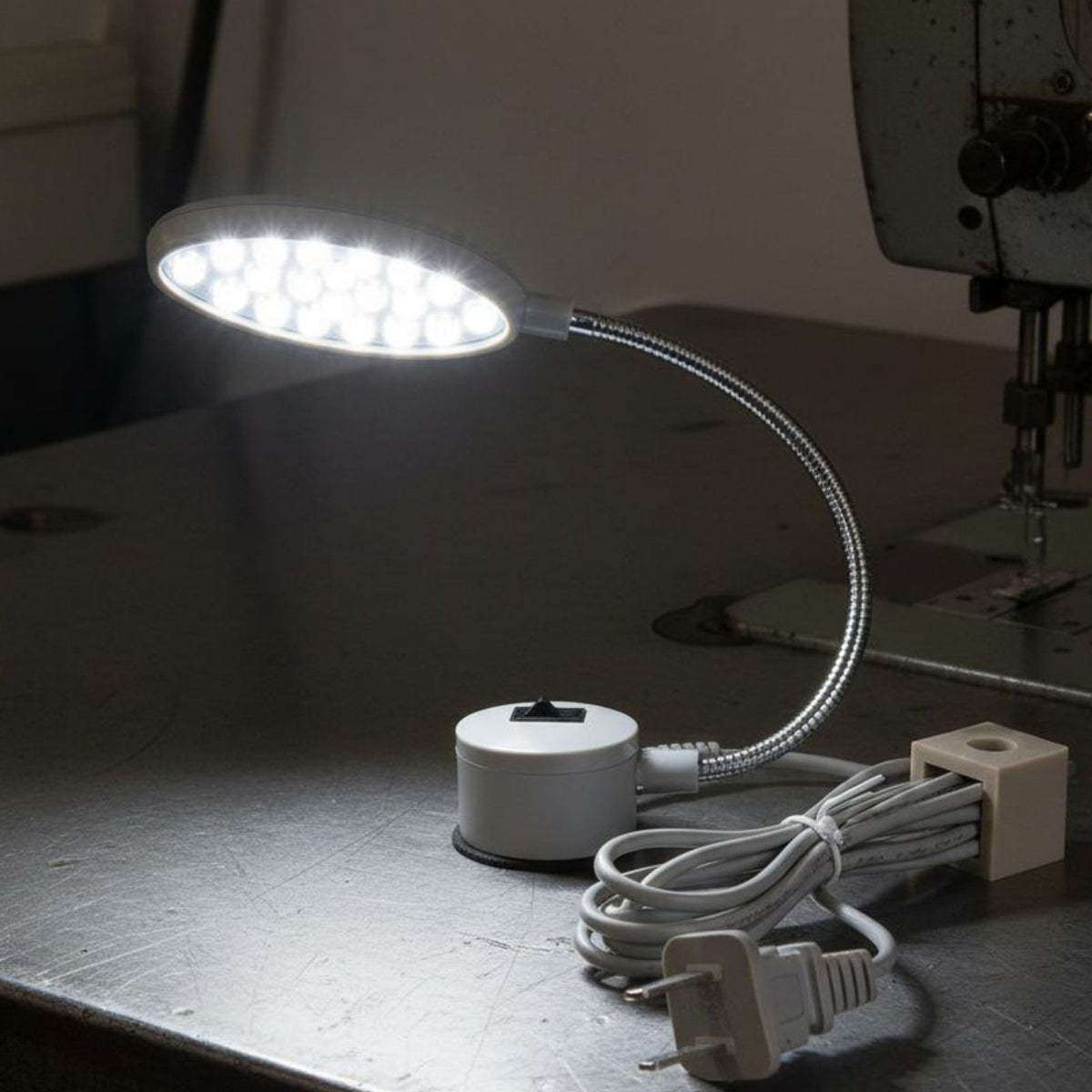 Stitching Apparatus Light Adjustable Brightness LED Sewing Lamp Touch Control LED Machine Tool Light for Craft Room