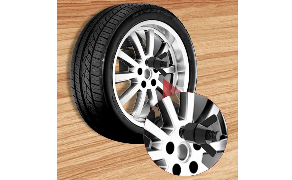 Hand-Tightening Wall Mount Spare Tire Bracket Load-Bearing Spare Tire Mount with Bracket Space-Saving Secure for Trailer Owners, Truck Drivers, Enclosed Trailers, Garages, Warehouses