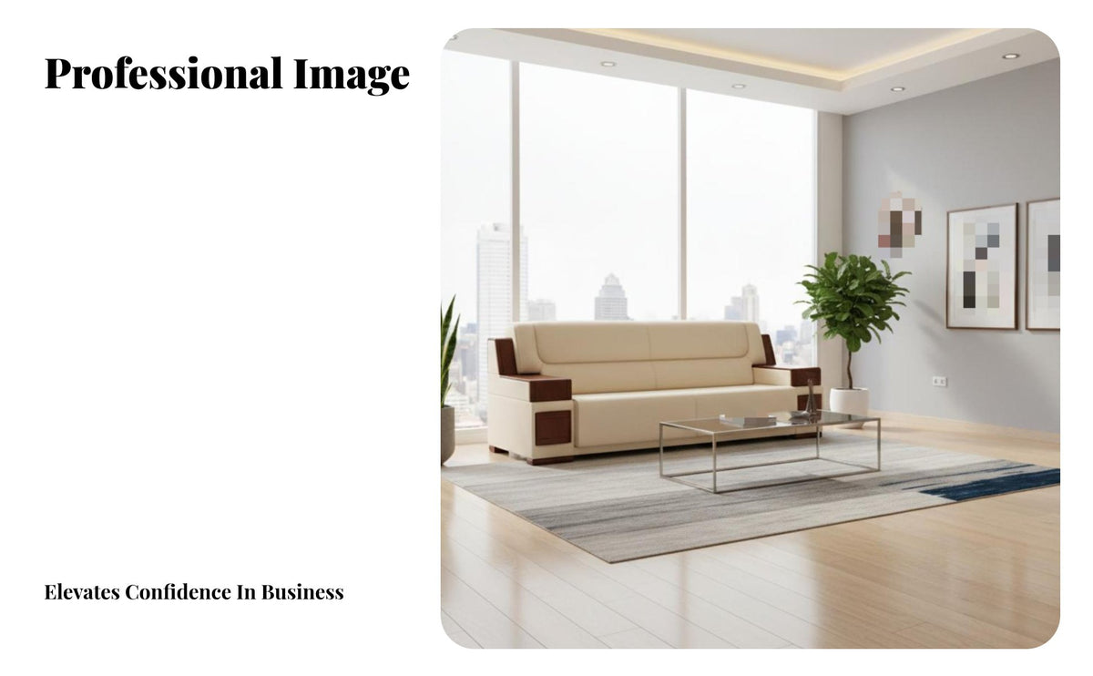 Single-Seater Office Sofa Business aesthetic Reception Chair Comfortable Cushioning Commercial Seating for managerials, Guests, Conference Room, Bedroom