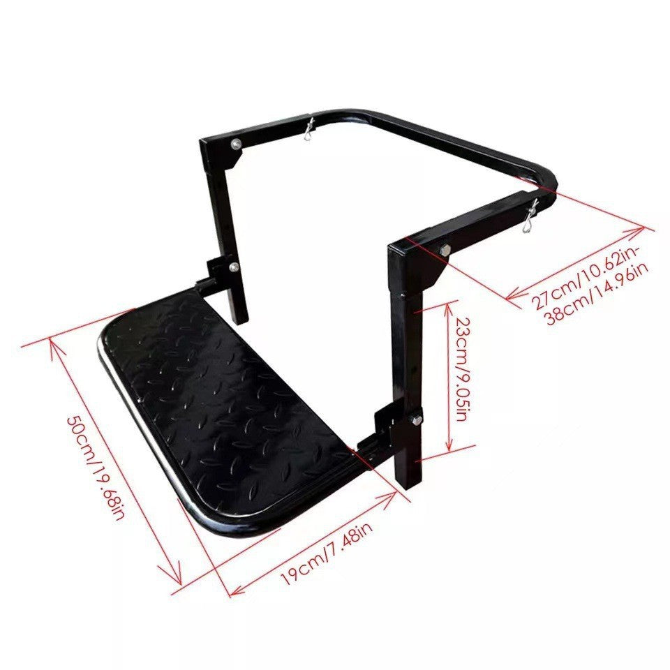 Outdoor Off-Road Equipment Auxiliary Tool Folding Step Ladder for Car SUV Electric Vehicle RV Bus Tire