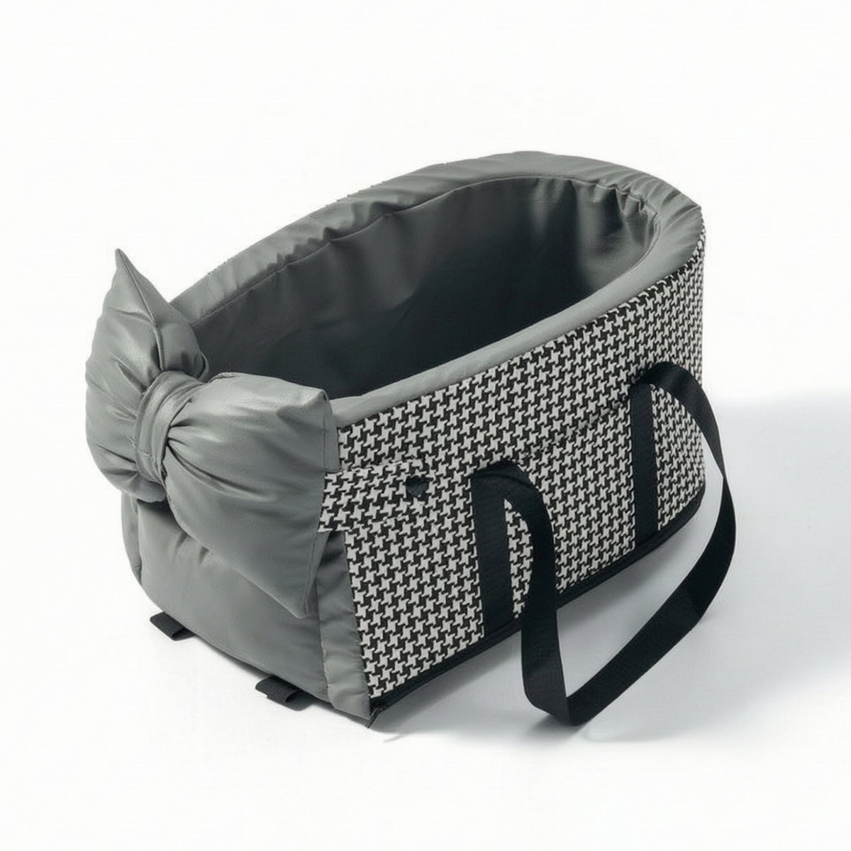 Pet Car Carrier Padded Soft-Sided Carrier Comfortable for Road Trips, Small Dogs