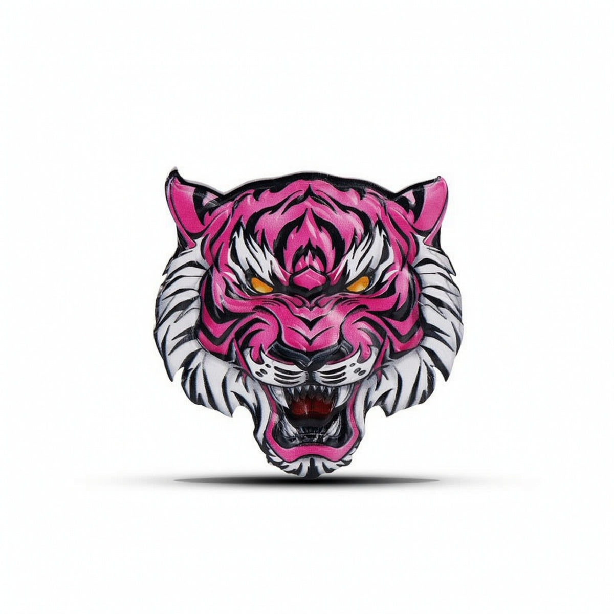 3D Tiger Head Emblem Self-Adhesive Tiger Head Badge Peel and Stick for Fuel Tank
