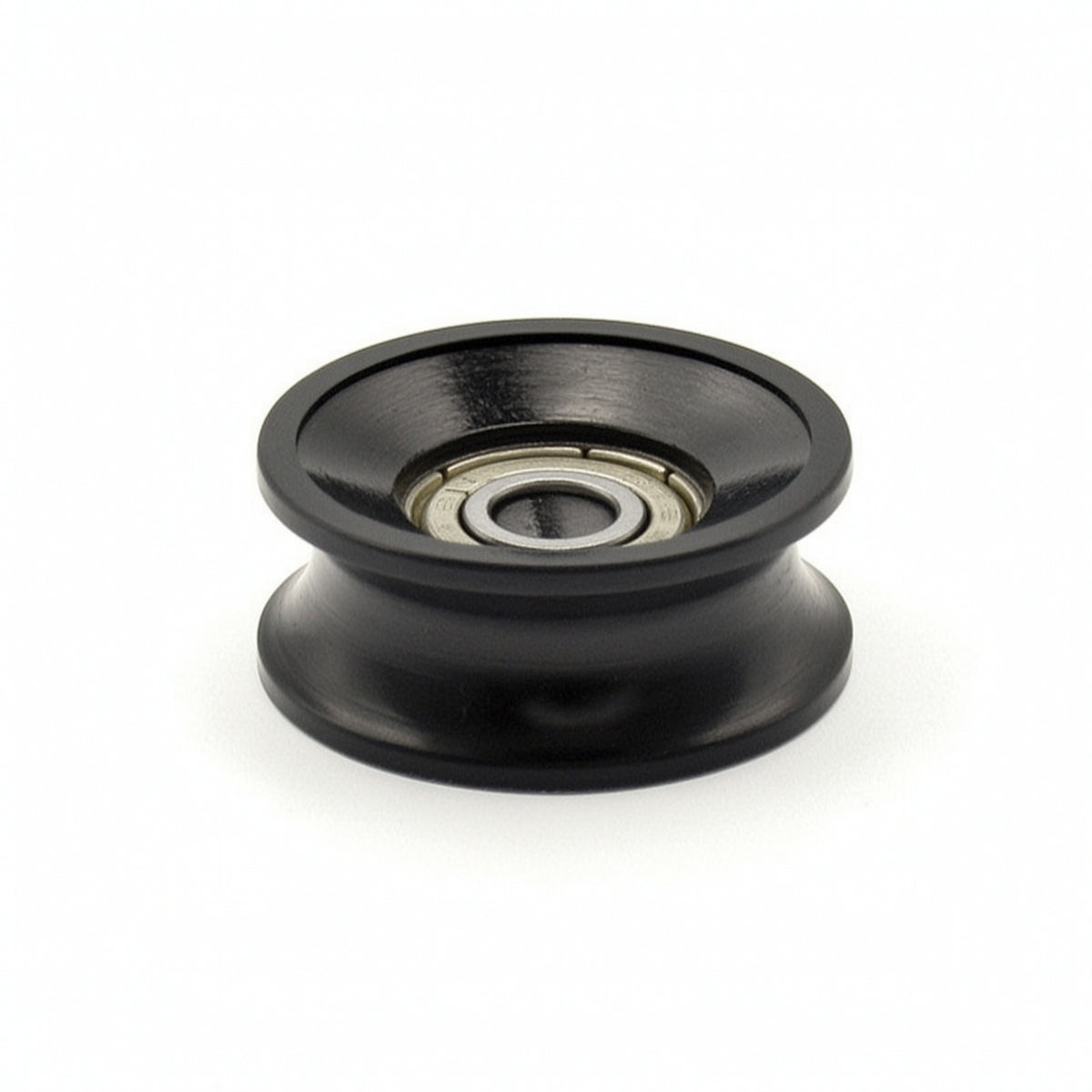 Channel-Type Groove Pulley with Bearing Low-Friction Grooved Pulley Wheel Compact Sliding Wheel Roller for Home Improvement Enthusiasts