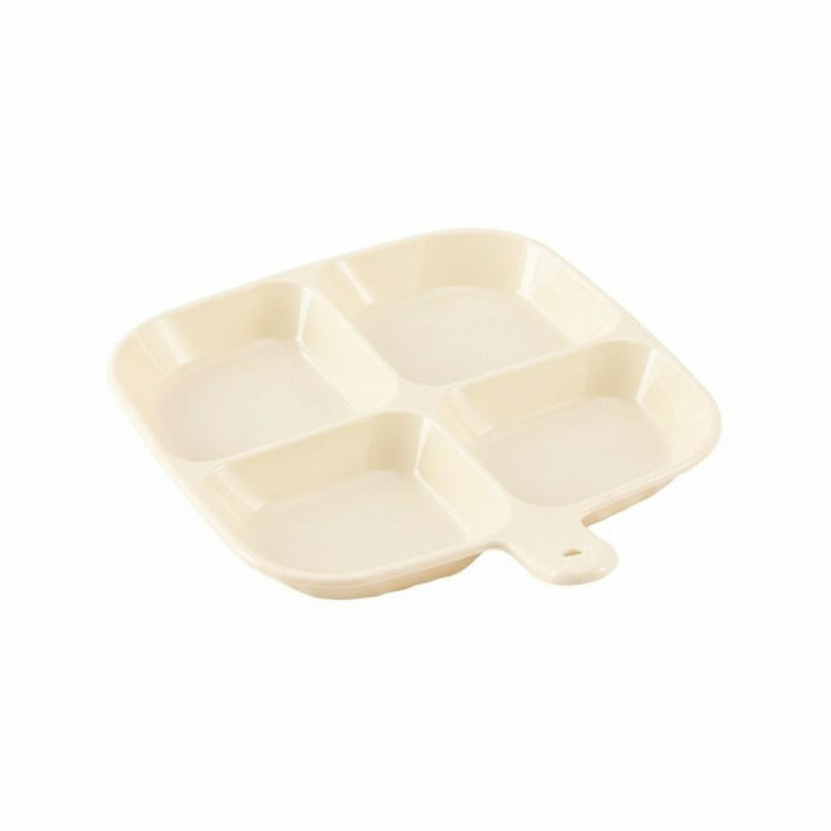 Multi-Compartment Tray adaptable Use Sectisingled Plate Complimentary for heated Pot Dinner