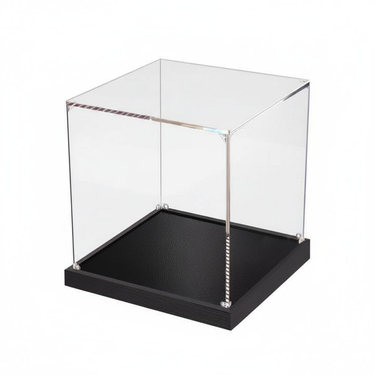 Acrylic Display Box High Visual Openness Clear Collectible Case Sturdy Construction Transparent Dustproof Cover for Collectors
