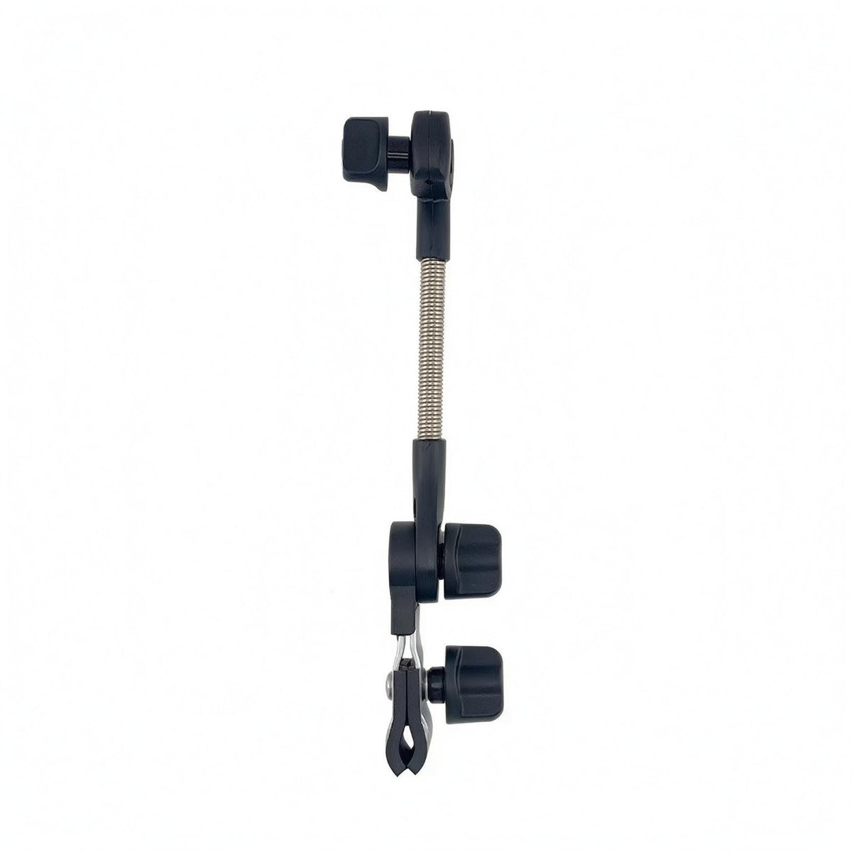 Metal Coil Umbrella Clamp Holder Long Support 360 Degree Umbrella Clamp Rotating Outdoor Accessory Tube Mount