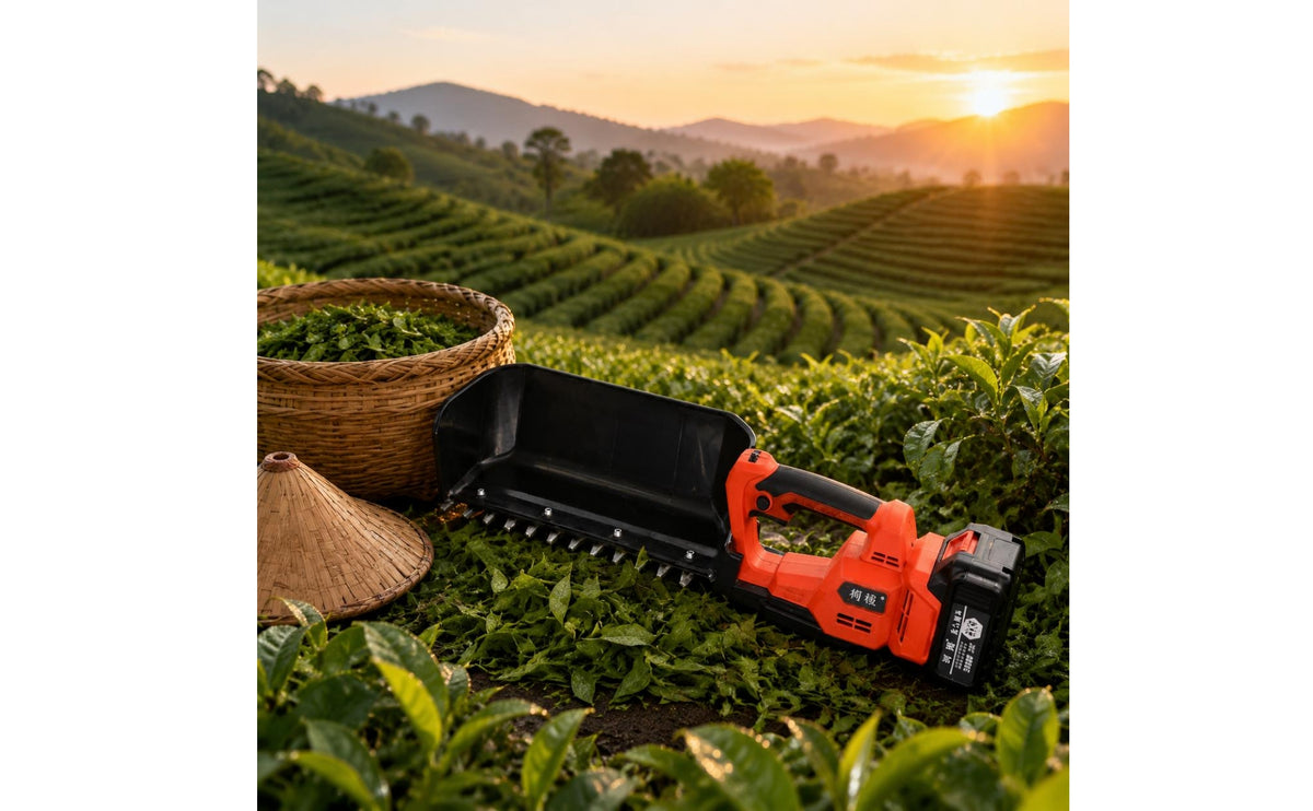 Rechargeable Electric Tea Picker High Performance Hedge Trimmer Professional Grade Garden Tool 6-Speed Control for Farm