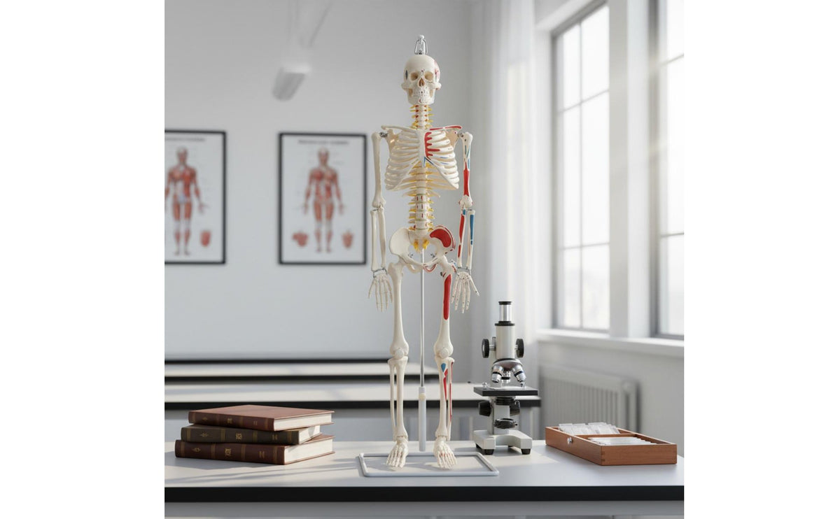 Flexible Spine Skeleton Model Teaching Aid for Classroom and Medical Study
