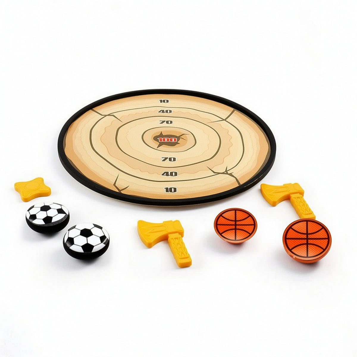 Wall-Mounted Sticky Target Board Safe Sticky Ball Launcher Toy Indoor Throwing Game Child-Friendly for Children, Toddlers, Playroom, Home