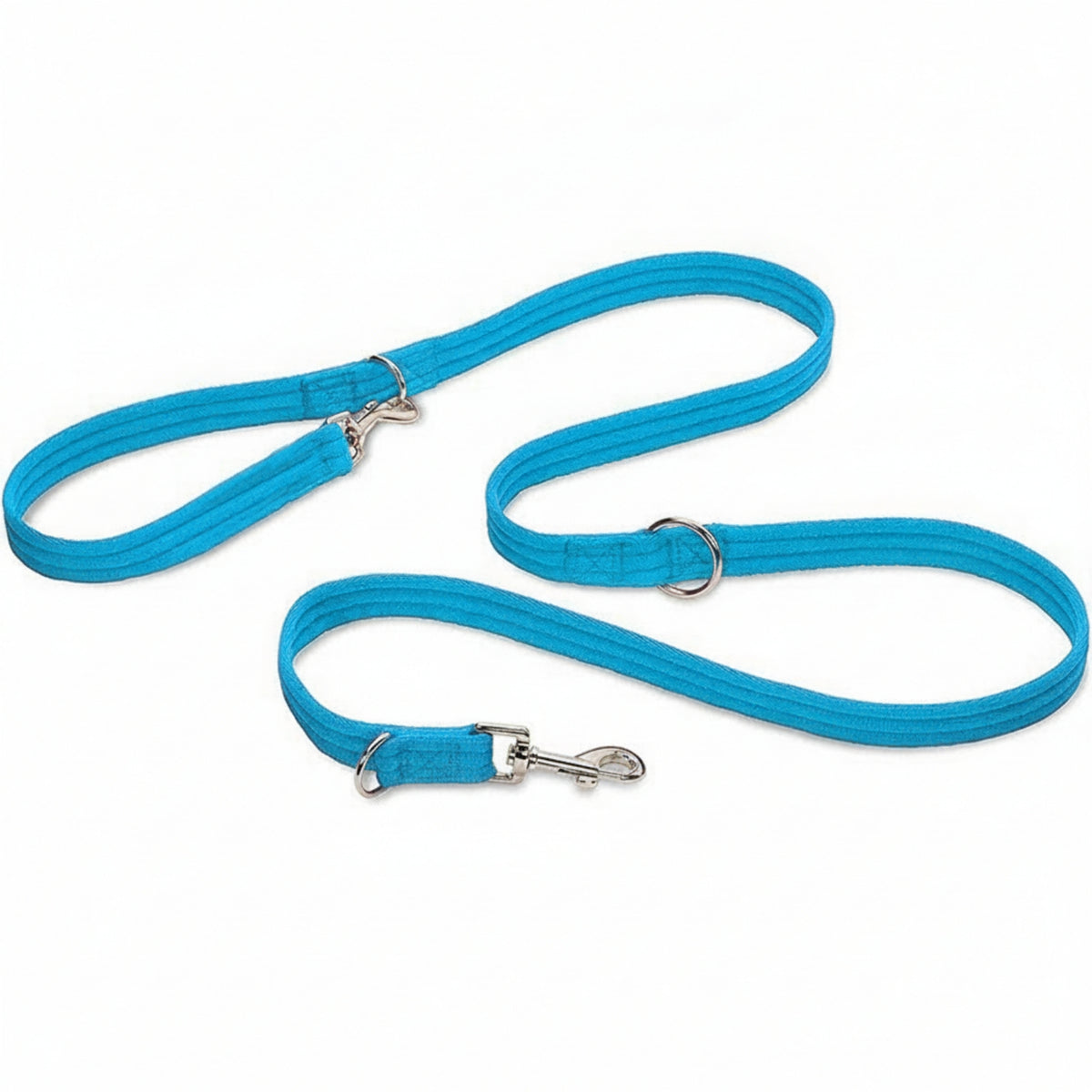 Metal Hardware Double-Ended Leash Multifunctional Double-sidedEnded Leash Flexible Pet Gear Sturdy for Dogs
