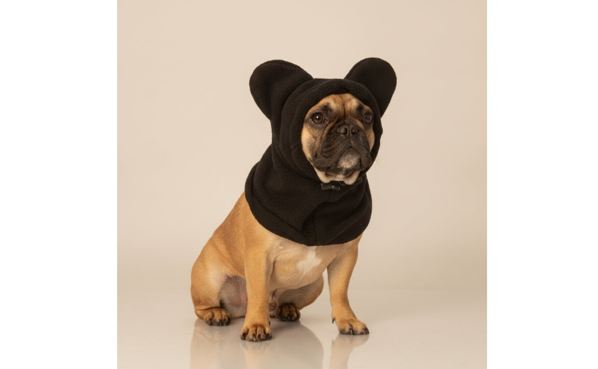 Warm Dog Winter Hood | Adjustable, pet hoodie with Drawstring, for Cold Weather