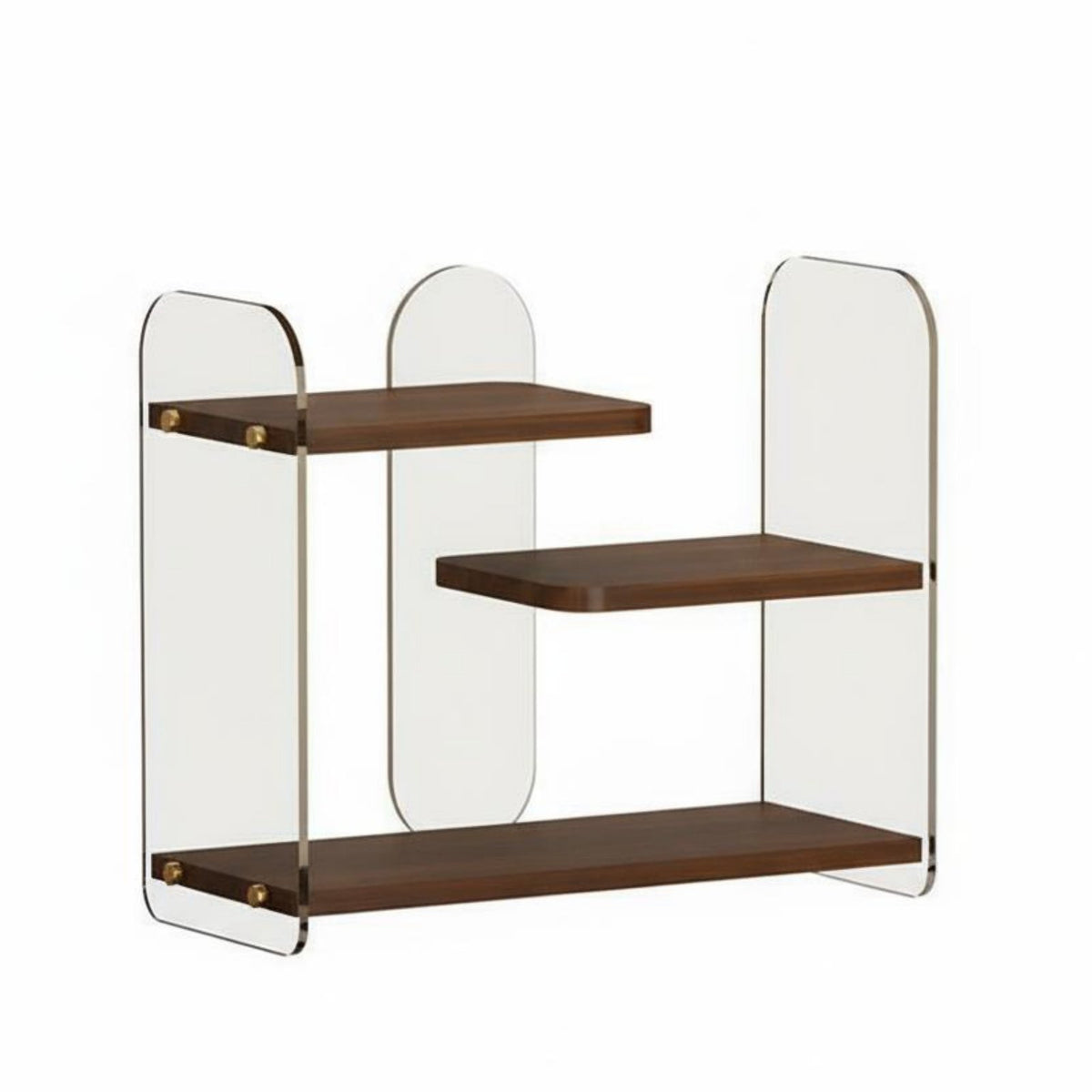 Multi Level Countertop Shelf Multifunctional Cosmetic Organizer Stand Modern Design Vanity Storage Rack for Makeup Enthusiasts, Office
