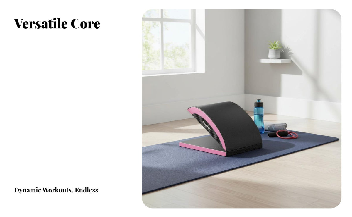 Abdominal Training Mat Full Range of Motion Ab Mat Firm-Density Foam Sit-up Support Pad for Beginners, Home Gym
