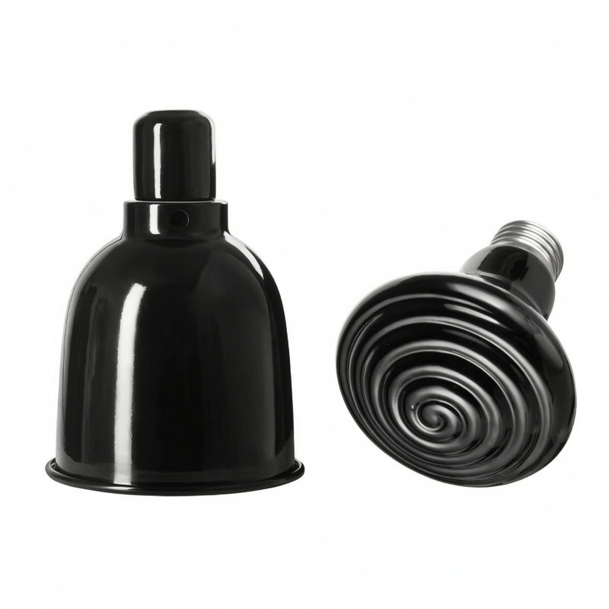 Ceramic Heat Lamp Bulb for Reptiles, Turtles, Hedgehogs, Lizards, Parrots, Infrared Night Heat, EU Plug