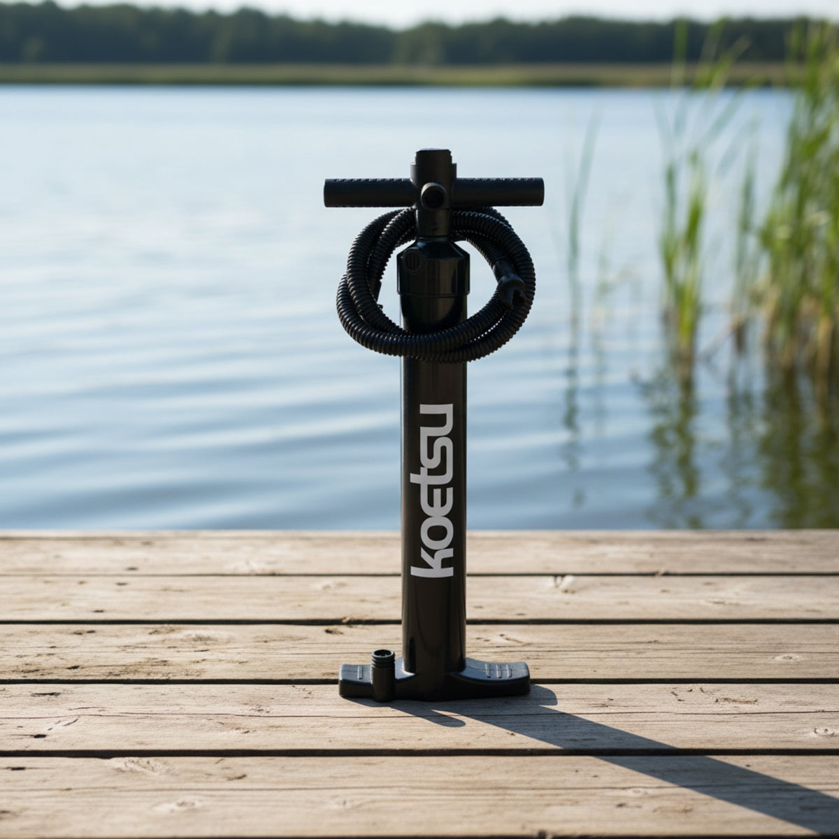 Portable Hand-Operated Air Pump for Inflatable Boats