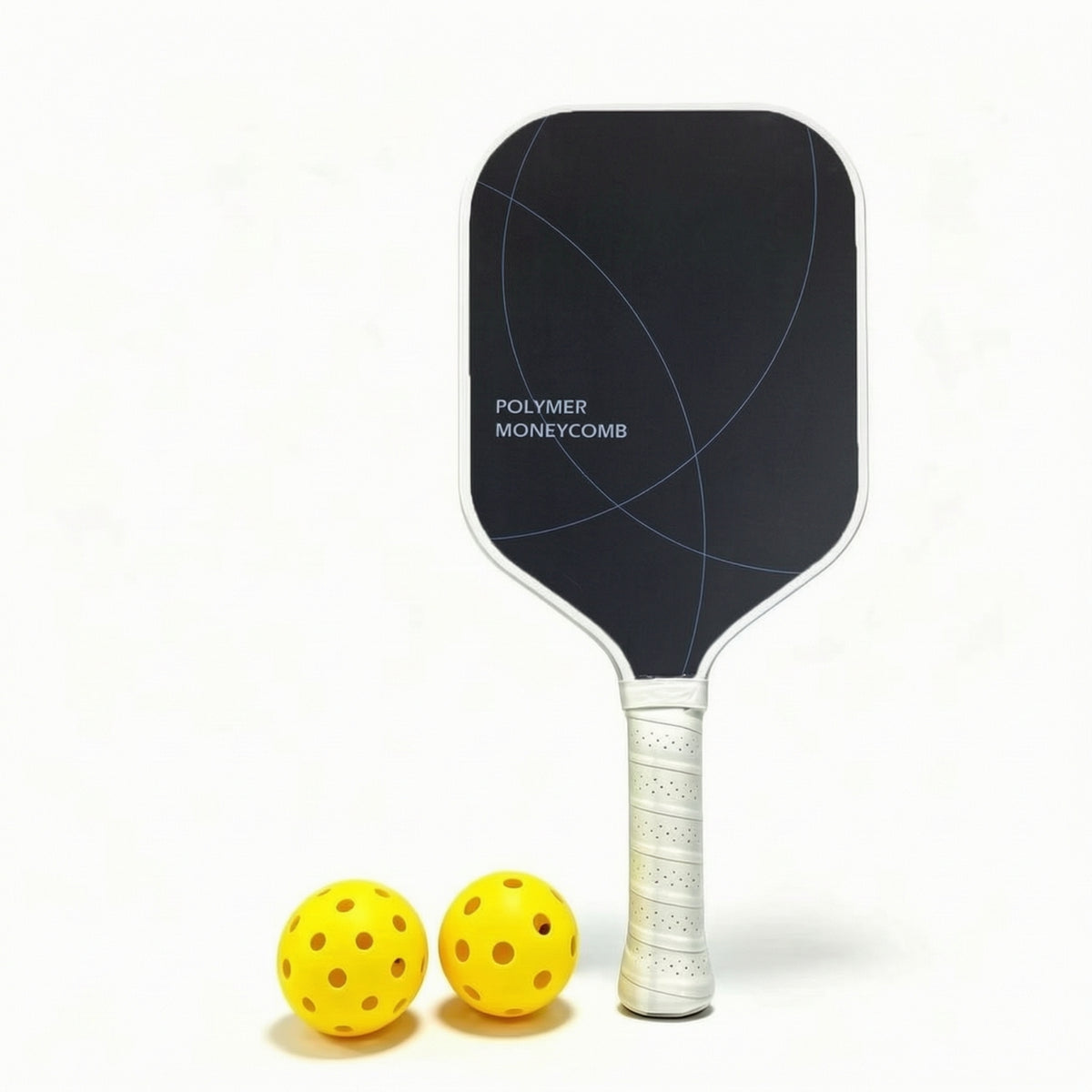 Carbon Fiber Pickleball Paddle Textured Racket High Rotation for Beginners