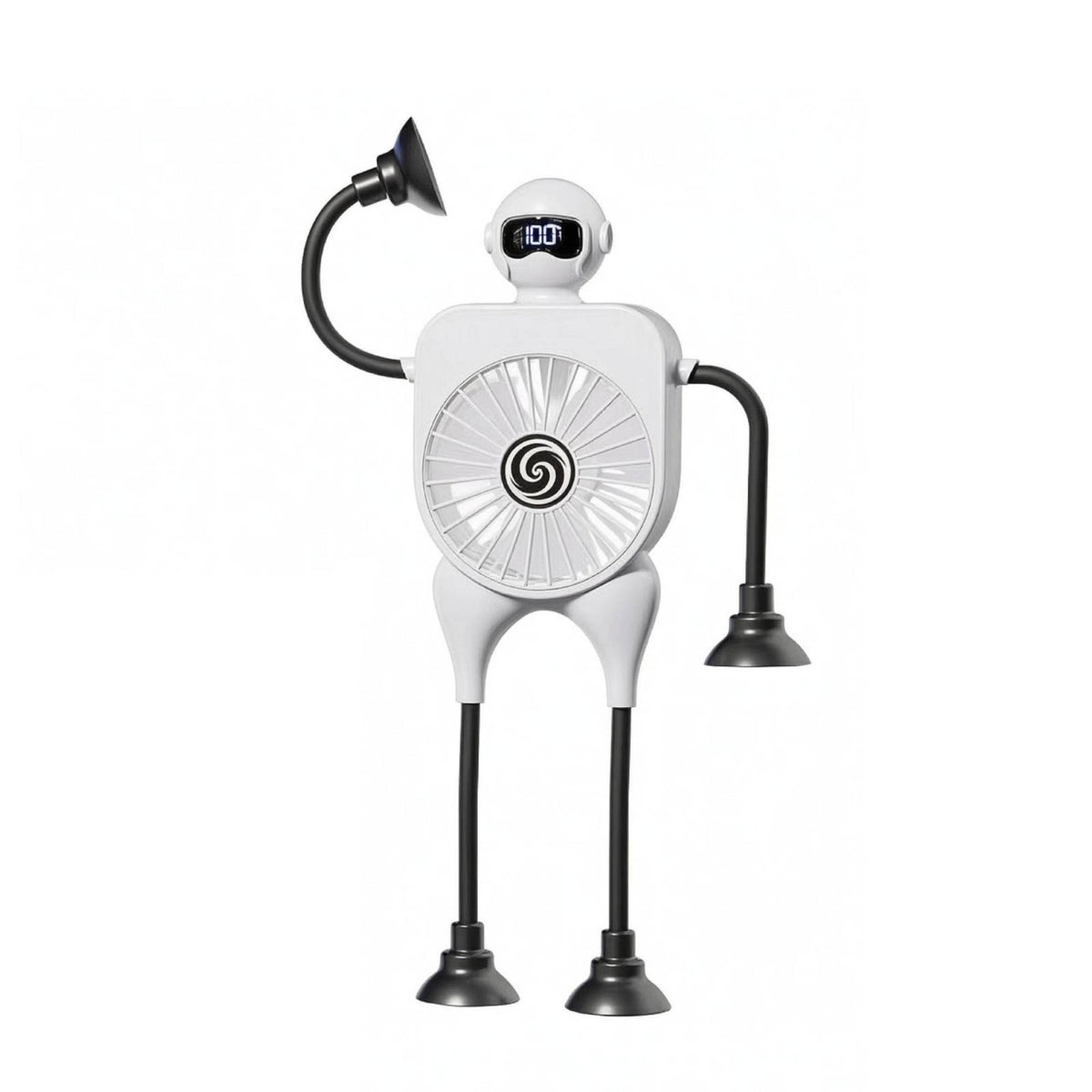 Cartoon Robot Fan Flexible Arms Home Appliance Adjustable Speed