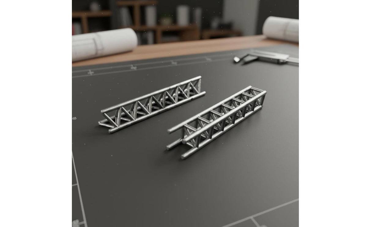 3D Printed Mini Scaffold Model Hand Painted Scale Staircase Model Miniature for Miniature Scene, Architectural Layout