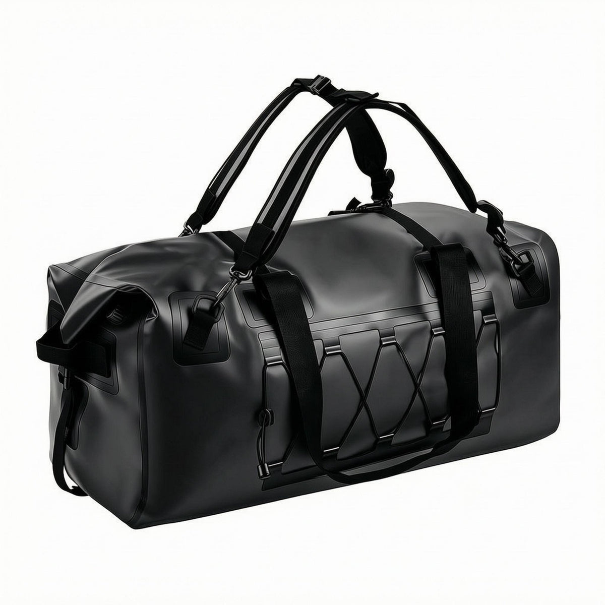 Rolled Roll-Top Waterproof Duffel Welded Construction Travel Duffel Bag Simple to Carry Heavy Duty Waterproof Equipment Bag
