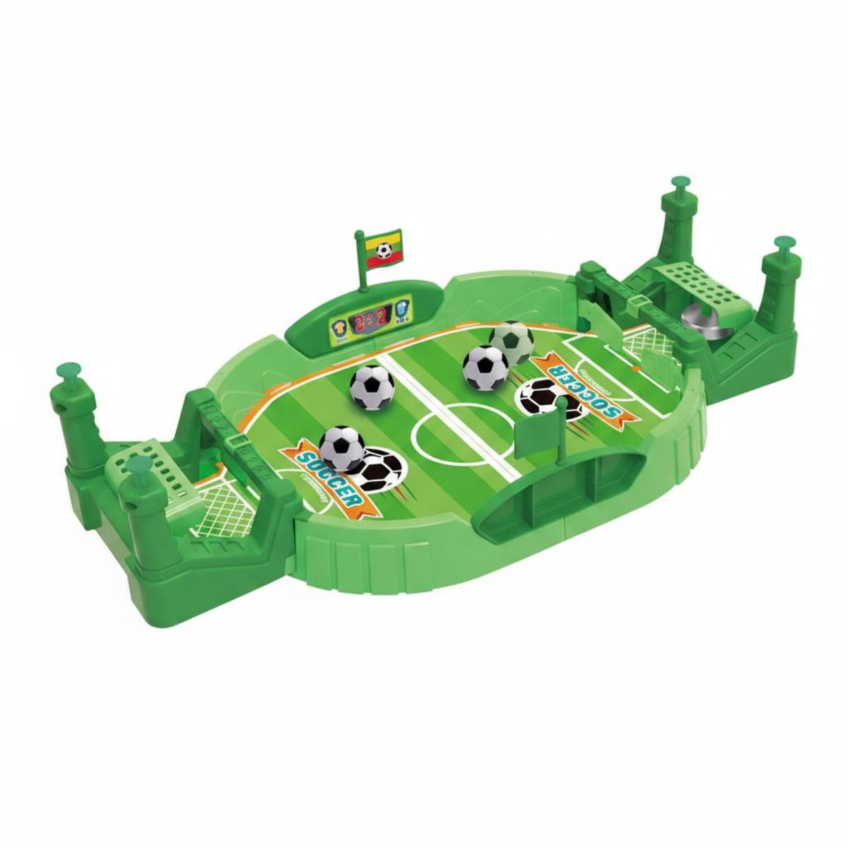 Parent-Child Bonding 2 Player Battle Soccer Toy Improves Hand-Eye Coordination Mini Football Table Game for Boys, Kids, Parties