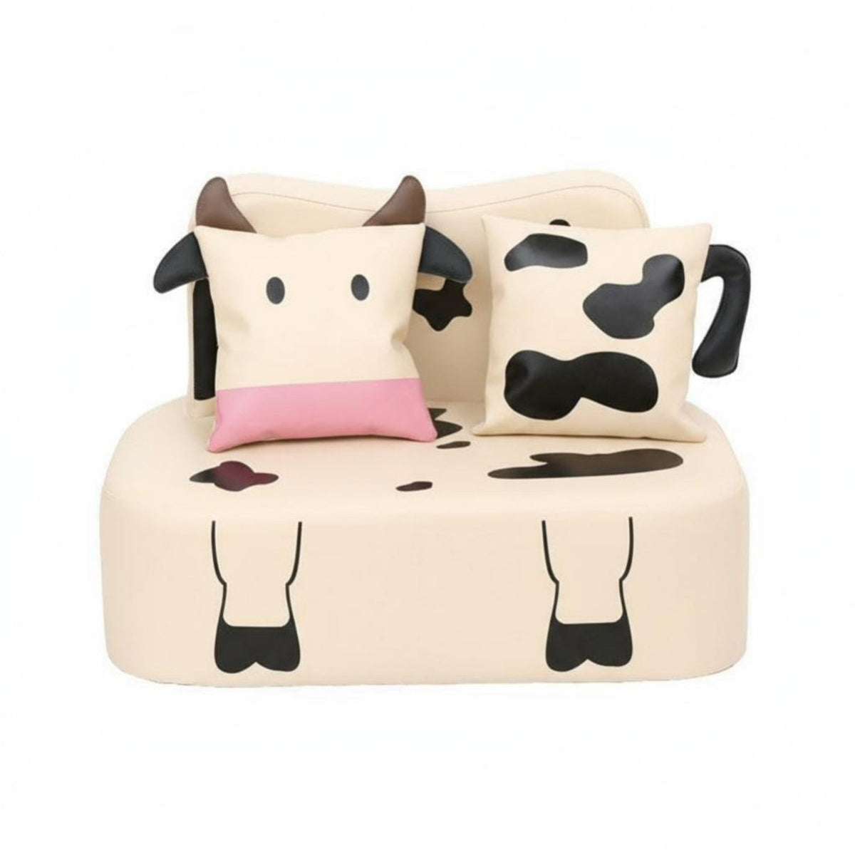 With Backrest creatureShaped Loveseat Soft and Comfortable children's Furniture Easy to Clean Toddler Couch Stain-Resistant for Preschoolers, Toddlers, Parents, Kindergarten, Daycare Center, Playroom, book corner