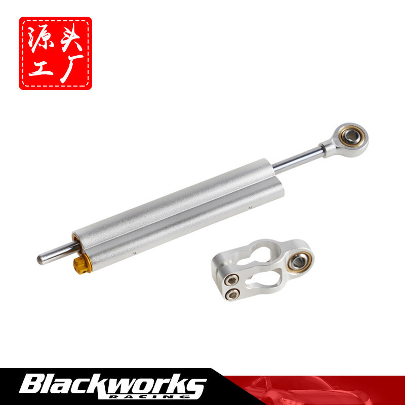 Universal Dual-Tube Steering Damper for Motorcycles by Black Works Racing